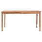 vidaXL Garten-Esstisch 150x90x75 cm Teak Massivholz vidaXL Garten-Esstisch 150x90x75 cm Teak Massivholz
