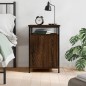 vidaXL Nachttisch Braun Eichen-Optik 40x42x60 cm Holzwerkstoff vidaXL Nachttisch Braun Eichen-Optik 40x42x60 cm Holzwerkstoff