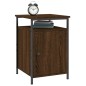 vidaXL Nachttisch Braun Eichen-Optik 40x42x60 cm Holzwerkstoff vidaXL Nachttisch Braun Eichen-Optik 40x42x60 cm Holzwerkstoff
