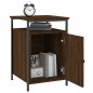 vidaXL Nachttisch Braun Eichen-Optik 40x42x60 cm Holzwerkstoff vidaXL Nachttisch Braun Eichen-Optik 40x42x60 cm Holzwerkstoff