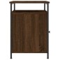 vidaXL Nachttisch Braun Eichen-Optik 40x42x60 cm Holzwerkstoff vidaXL Nachttisch Braun Eichen-Optik 40x42x60 cm Holzwerkstoff