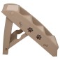 vidaXL Hundetreppe Klappbar Braun 62x40x49,5 cm vidaXL Hundetreppe Klappbar Braun 62x40x49,5 cm