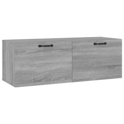 vidaXL Wandschrank Grau Sonoma 100x36,5x35 cm Holzwerkstoff