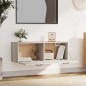 vidaXL Wandschrank Grau Sonoma 100x36,5x35 cm Holzwerkstoff vidaXL Wandschrank Grau Sonoma 100x36,5x35 cm Holzwerkstoff