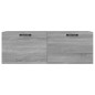vidaXL Wandschrank Grau Sonoma 100x36,5x35 cm Holzwerkstoff vidaXL Wandschrank Grau Sonoma 100x36,5x35 cm Holzwerkstoff