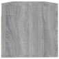 vidaXL Wandschrank Grau Sonoma 100x36,5x35 cm Holzwerkstoff vidaXL Wandschrank Grau Sonoma 100x36,5x35 cm Holzwerkstoff
