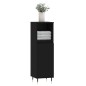 vidaXL Badschrank Schwarz 30x30x100 cm Holzwerkstoff vidaXL Badschrank Schwarz 30x30x100 cm Holzwerkstoff