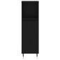 vidaXL Badschrank Schwarz 30x30x100 cm Holzwerkstoff vidaXL Badschrank Schwarz 30x30x100 cm Holzwerkstoff