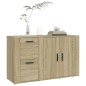 vidaXL Sideboard Sonoma-Eiche 100x33x59,5 cm Holzwerkstoff vidaXL Sideboard Sonoma-Eiche 100x33x59,5 cm Holzwerkstoff
