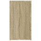 vidaXL Sideboard Sonoma-Eiche 100x33x59,5 cm Holzwerkstoff vidaXL Sideboard Sonoma-Eiche 100x33x59,5 cm Holzwerkstoff