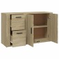 vidaXL Sideboard Sonoma-Eiche 100x33x59,5 cm Holzwerkstoff vidaXL Sideboard Sonoma-Eiche 100x33x59,5 cm Holzwerkstoff