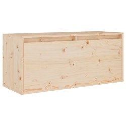 vidaXL Wandschrank 80x30x35 cm Massivholz Kiefer