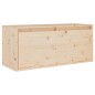 vidaXL Wandschrank 80x30x35 cm Massivholz Kiefer vidaXL Wandschrank 80x30x35 cm Massivholz Kiefer