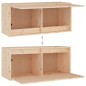 vidaXL Wandschrank 80x30x35 cm Massivholz Kiefer vidaXL Wandschrank 80x30x35 cm Massivholz Kiefer