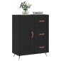 vidaXL Sideboard Schwarz 69,5x34x90 cm Holzwerkstoff vidaXL Sideboard Schwarz 69,5x34x90 cm Holzwerkstoff