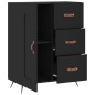 vidaXL Sideboard Schwarz 69,5x34x90 cm Holzwerkstoff vidaXL Sideboard Schwarz 69,5x34x90 cm Holzwerkstoff