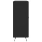 vidaXL Sideboard Schwarz 69,5x34x90 cm Holzwerkstoff vidaXL Sideboard Schwarz 69,5x34x90 cm Holzwerkstoff