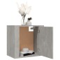 vidaXL Wand-Nachttisch Betongrau 50x30x47 cm vidaXL Wand-Nachttisch Betongrau 50x30x47 cm
