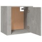 vidaXL Wand-Nachttisch Betongrau 50x30x47 cm vidaXL Wand-Nachttisch Betongrau 50x30x47 cm