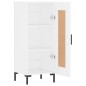 vidaXL Sideboard Weiß 34,5x34x90 cm Holzwerkstoff vidaXL Sideboard Weiß 34,5x34x90 cm Holzwerkstoff