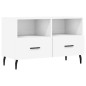vidaXL TV-Schrank Weiß 80x36x50 cm Holzwerkstoff vidaXL TV-Schrank Weiß 80x36x50 cm Holzwerkstoff