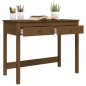 vidaXL Schreibtisch mit Schubladen Honigbraun 100x50x78 cm Massivholz vidaXL Schreibtisch mit Schubladen Honigbraun 100x50x78 cm Massivholz