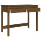 vidaXL Schreibtisch mit Schubladen Honigbraun 100x50x78 cm Massivholz vidaXL Schreibtisch mit Schubladen Honigbraun 100x50x78 cm Massivholz