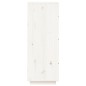 vidaXL Highboard Weiß 34x40x108,5 cm Massivholz Kiefer vidaXL Highboard Weiß 34x40x108,5 cm Massivholz Kiefer
