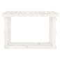 vidaXL Kaminholzregal Weiß 108x64,5x77 cm Massivholz Kiefer vidaXL Kaminholzregal Weiß 108x64,5x77 cm Massivholz Kiefer