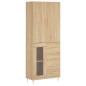 Highboard Sonoma-Eiche 69,5x34x180 cm Holzwerkstoff Highboard Sonoma-Eiche 69,5x34x180 cm Holzwerkstoff