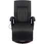 Shiatsu-Massagesessel Schwarz Kunstleder Shiatsu-Massagesessel Schwarz Kunstleder