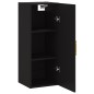 vidaXL Wandschrank Schwarz 34,5x34x90 cm vidaXL Wandschrank Schwarz 34,5x34x90 cm