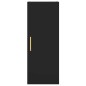 vidaXL Wandschrank Schwarz 34,5x34x90 cm vidaXL Wandschrank Schwarz 34,5x34x90 cm