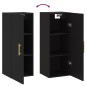 vidaXL Wandschrank Schwarz 34,5x34x90 cm vidaXL Wandschrank Schwarz 34,5x34x90 cm