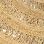 vidaXL Teppich Handgefertigt Jute Geflochten 90 cm vidaXL Teppich Handgefertigt Jute Geflochten 90 cm