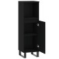 vidaXL Badschrank Schwarz 30x30x100 cm Holzwerkstoff vidaXL Badschrank Schwarz 30x30x100 cm Holzwerkstoff