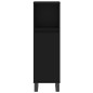 vidaXL Badschrank Schwarz 30x30x100 cm Holzwerkstoff vidaXL Badschrank Schwarz 30x30x100 cm Holzwerkstoff