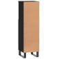 vidaXL Badschrank Schwarz 30x30x100 cm Holzwerkstoff vidaXL Badschrank Schwarz 30x30x100 cm Holzwerkstoff