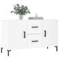 vidaXL Sideboard Weiß 100x36x60 cm Holzwerkstoff vidaXL Sideboard Weiß 100x36x60 cm Holzwerkstoff