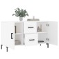 vidaXL Sideboard Weiß 100x36x60 cm Holzwerkstoff vidaXL Sideboard Weiß 100x36x60 cm Holzwerkstoff