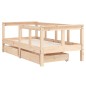 vidaXL Kinderbett mit Schubladen 70x140 cm Massivholz Kiefer vidaXL Kinderbett mit Schubladen 70x140 cm Massivholz Kiefer