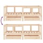 vidaXL Kinderbett mit Schubladen 70x140 cm Massivholz Kiefer vidaXL Kinderbett mit Schubladen 70x140 cm Massivholz Kiefer
