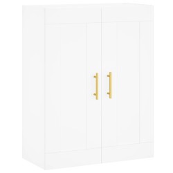 vidaXL Wandschrank Weiß 69,5x34x90 cm Holzwerkstoff