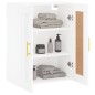 vidaXL Wandschrank Weiß 69,5x34x90 cm Holzwerkstoff vidaXL Wandschrank Weiß 69,5x34x90 cm Holzwerkstoff