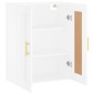 vidaXL Wandschrank Weiß 69,5x34x90 cm Holzwerkstoff vidaXL Wandschrank Weiß 69,5x34x90 cm Holzwerkstoff