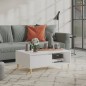 vidaXL Couchtisch Weiß 90x60x35 cm Holzwerkstoff vidaXL Couchtisch Weiß 90x60x35 cm Holzwerkstoff
