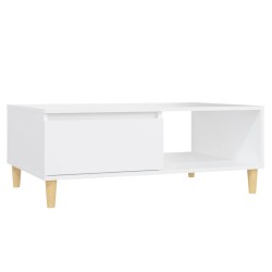 vidaXL Couchtisch Weiß 90x60x35 cm Holzwerkstoff
