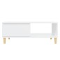 vidaXL Couchtisch Weiß 90x60x35 cm Holzwerkstoff vidaXL Couchtisch Weiß 90x60x35 cm Holzwerkstoff