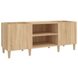 vidaXL Plattenschrank Sonoma-Eiche 121x38x48 cm Holzwerkstoff
