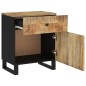 vidaXL Nachttisch 50x33x60 cm Massivholz Mango & Holzwerkstoff vidaXL Nachttisch 50x33x60 cm Massivholz Mango & Holzwerkstoff